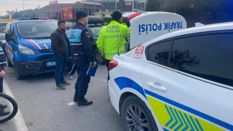 Bursa Mudanya Yolu'nda yürekler aza geldi