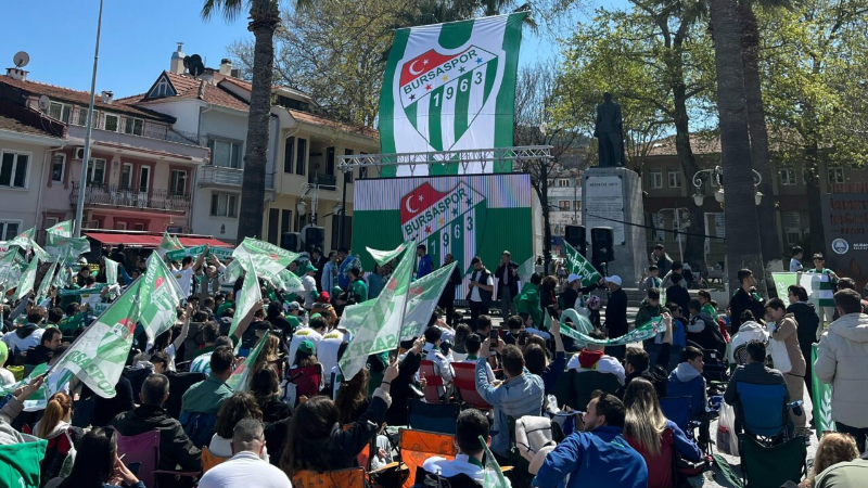 Bursa Mudanya'da şampiyonluk sevinci