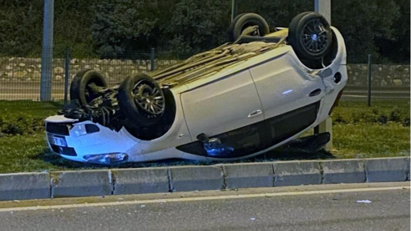 Bursa Mudanya'da yüreklerin ağza geldiği an!