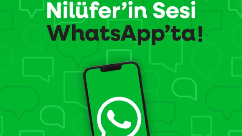 Bursa Nilüfer Belediyesi'nden yeni hizmet; WhatsApp kanalı yayında