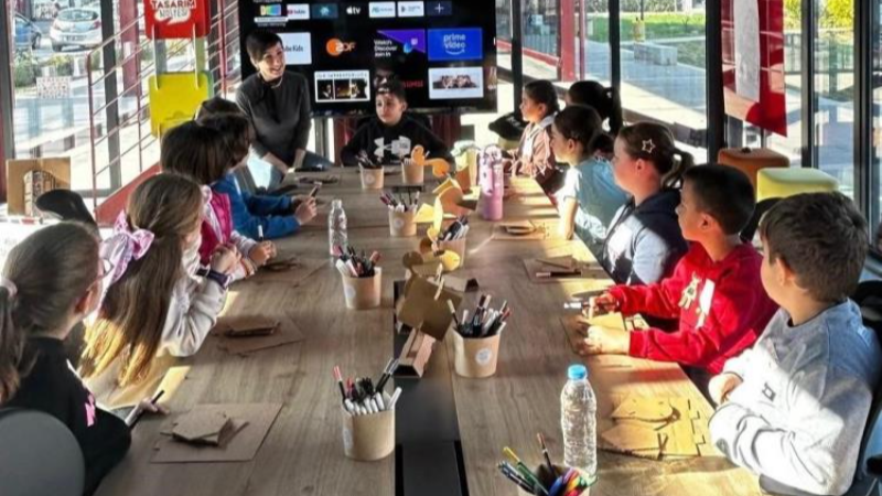 Bursa Nilüfer'de çocukların ilgi gösterdiği etkinlik!