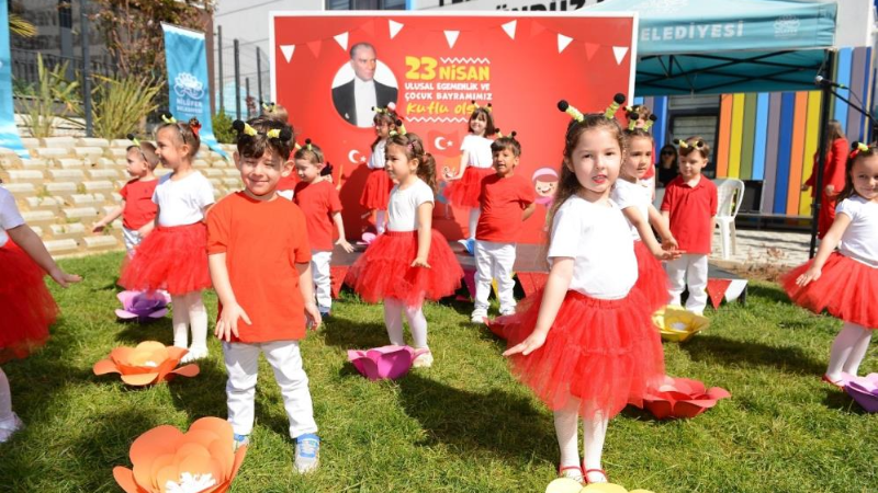 Bursa Nilüfer’in kreşlerinde renkli görüntüler...