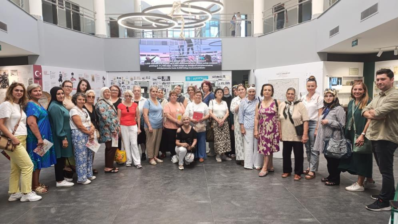 Bursa Nilüferli kadınlar tarihe yolculuk yaptı