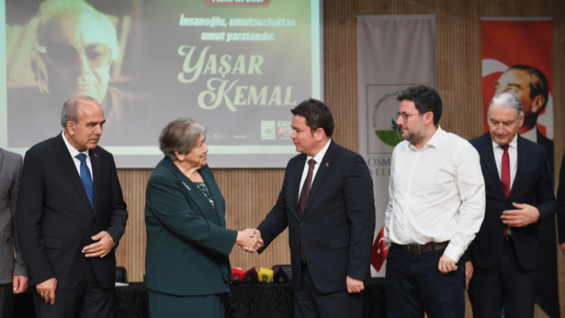 Bursa Osmangazi'de 2025 yılı Yaşar Kemal’e armağan edildi