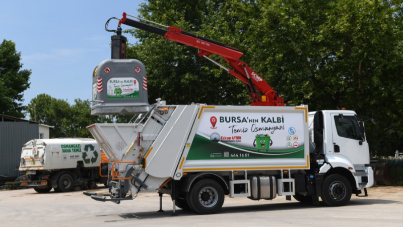 Bursa Osmangazi'de çöpler artık böyle toplanacak!