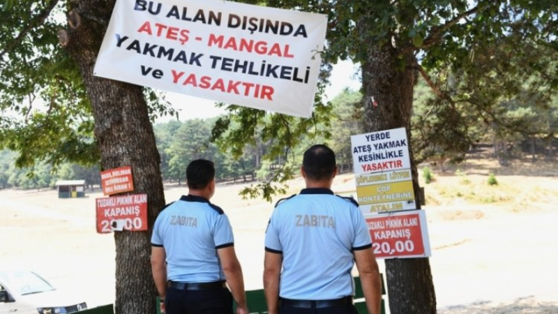 Bursa Osmangazi'de yangınlar için denetimler arttı