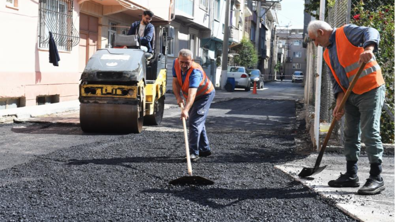 Bursa Osmangazi'de yollar güzelleşiyor