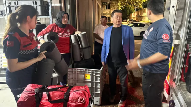 Bursa Osmangazi’den deprem bölgesine hızlı destek