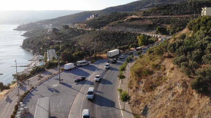 Bursa pazar trafiği yoğunluğu; İşte Gemlik-Kumla karayolunda durum!