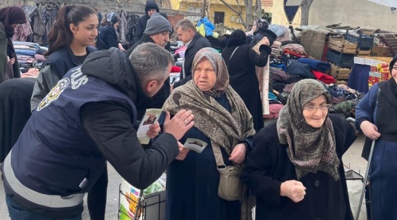 Bursa polisi dolandırıcılara karşı iş başında!