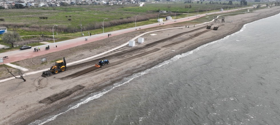 Bursa sahillerinde hummalı çalışma!