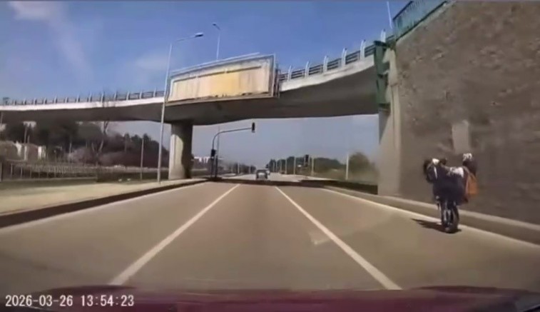 Bursa trafiğinde akılalmaz anlar!