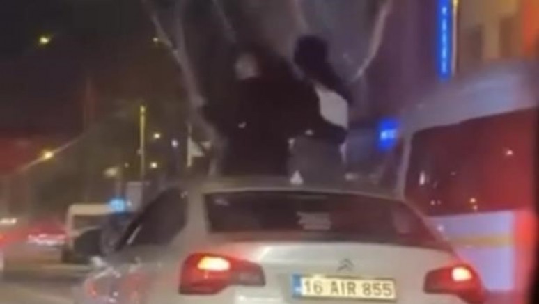 Bursa trafiğinde bu hareket cezasız kalmadı!