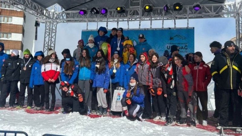 Bursa Uludağ'da büyük heyecan sona erdi