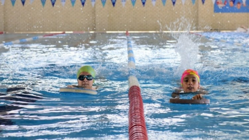 Bursa Yıldırım'da çocuklar sporla iç içe!