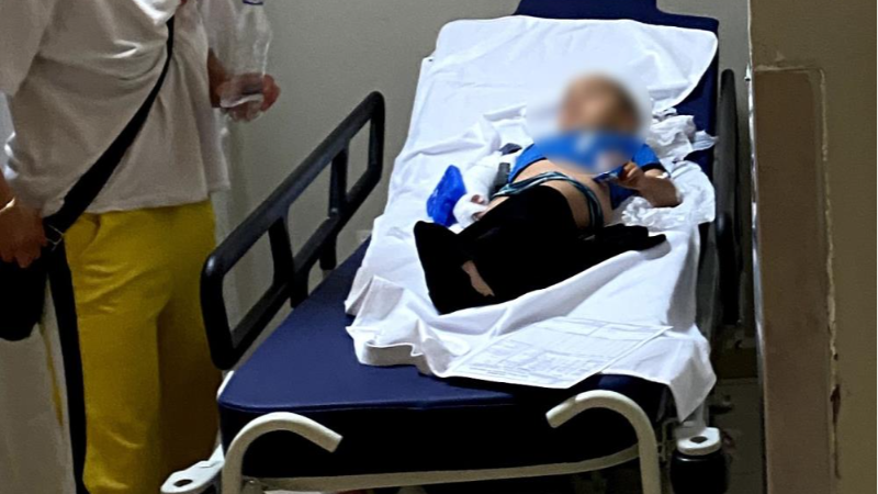 Bursa'da  4 yaşındaki çocuk oyun oynarken dehşeti yaşadı