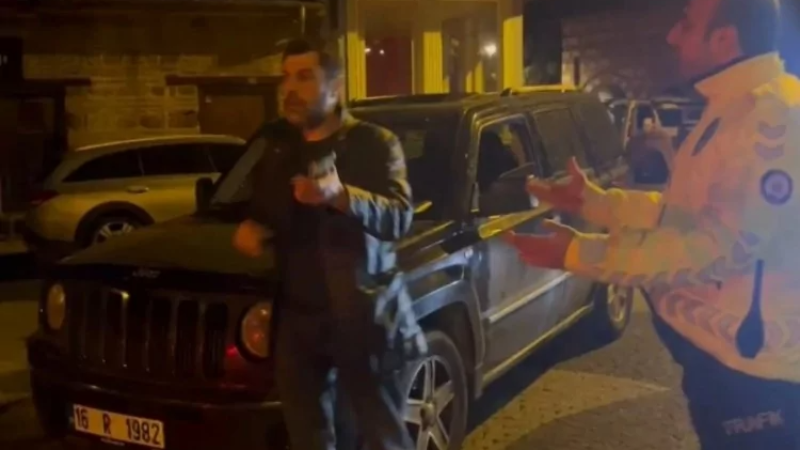 Bursa'da  alkollü sürücü yine yaptı yapacağını!