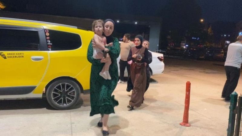 Bursa'da 1 yaşındaki kız çocuğunun dehşet anı!