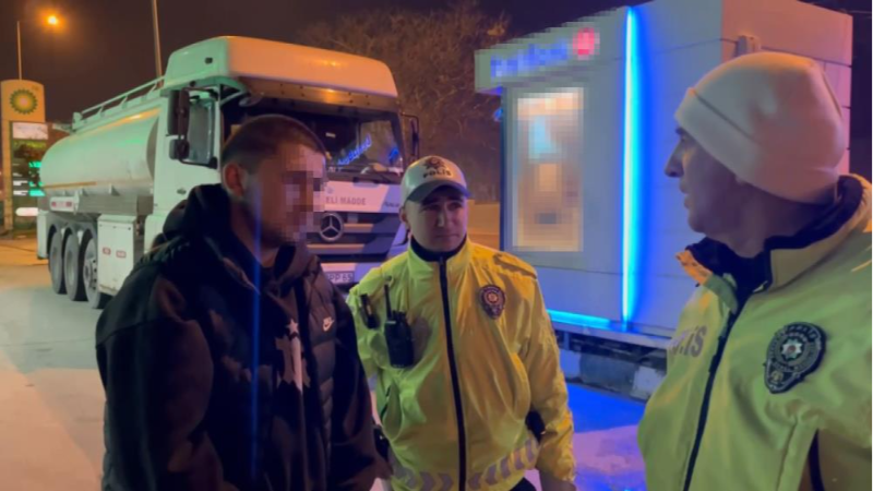 Bursa'da 16 yaşındaki sürücü dronla yakayı ele verdi