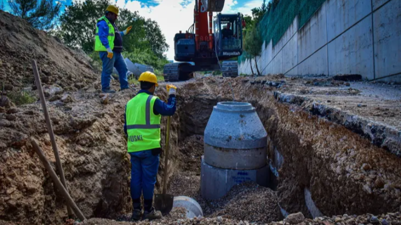 Bursa'da 17 ilçeye eşit hizmet; Bademli’nin altyapısı güçleniyor