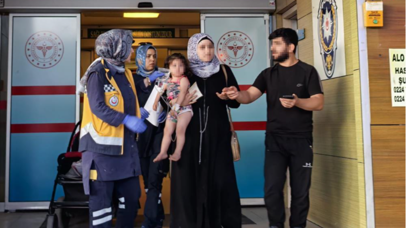 Bursa'da 2 yaşındaki çocuk bakın neden hastaneye kaldırıldı!