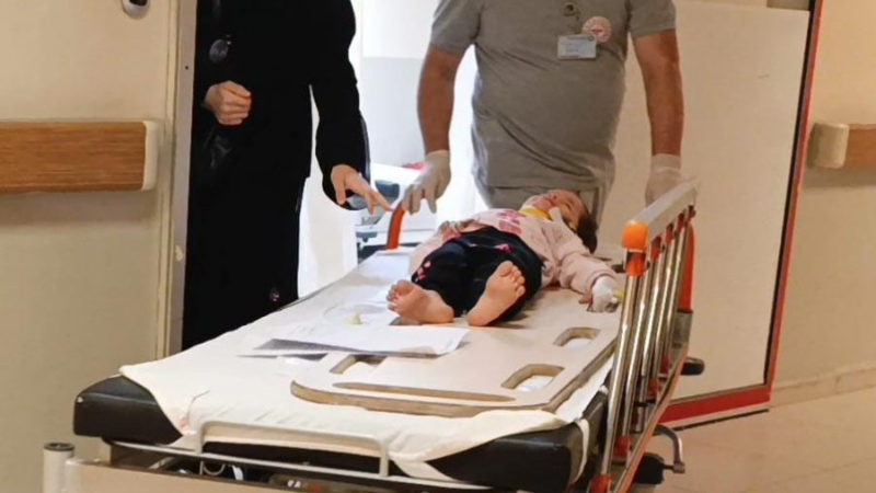 Bursa'da 2 yaşındaki çocuk yürekleri ağza getirdi