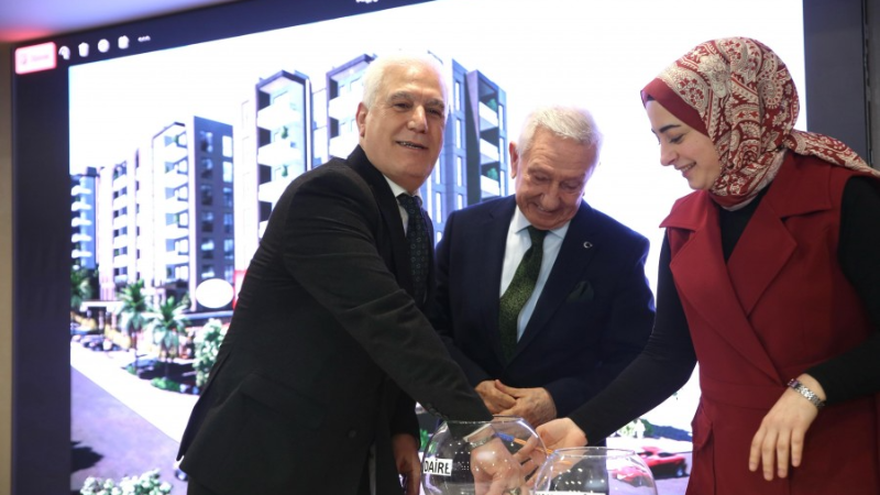 Bursa'da ailelerin Kentsel Dönüşüm için kura heyecanı