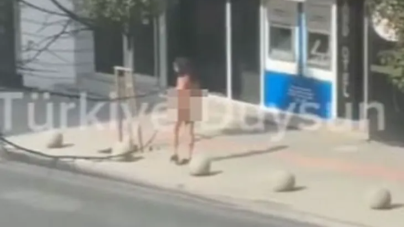 Bursa'da Altıparmak'ta şok görüntü...