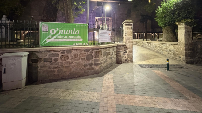 Bursa'da asılan o pankartların sırrı çözüldü!