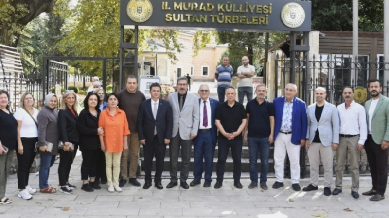 Bursa'da Başkan Aydın Muradiye'de...