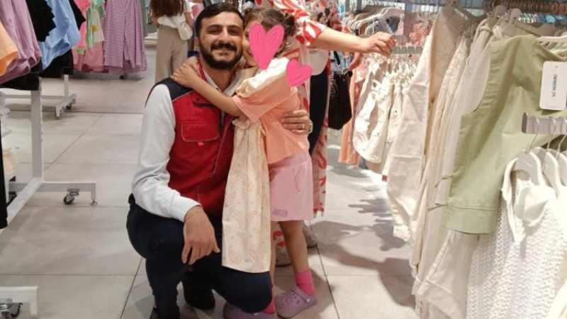 Bursa'da bayram öncesi çocukların yüzü güldü