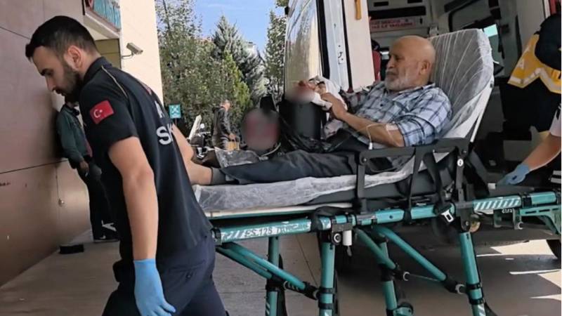 Bursa'da bir anlık dikkatsizlik hastanelik etti
