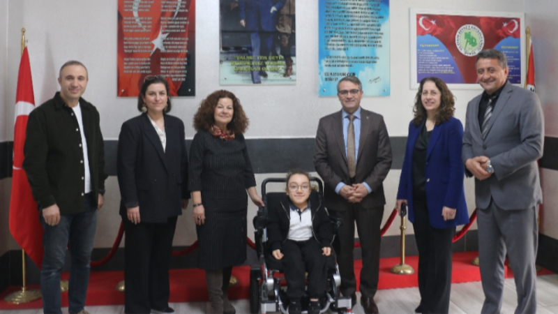 Bursa'da bir öğrencinin mutluluğu!