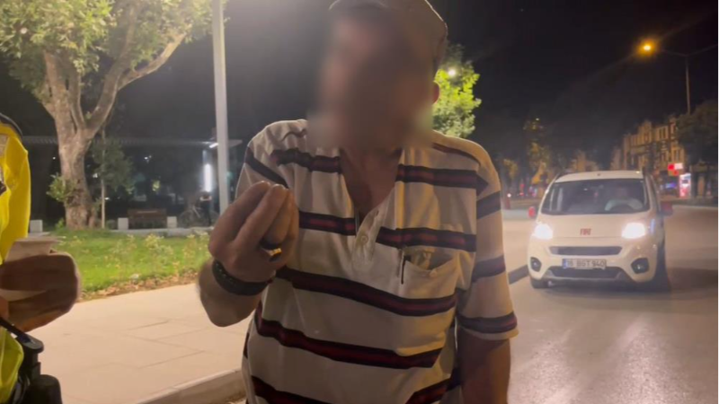 Bursa'da böylesi belki de ilk oluyor; Bisikletli ama...