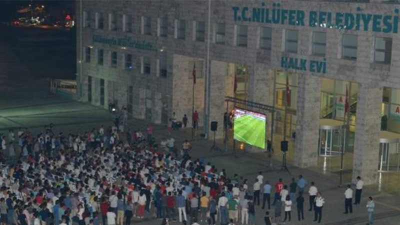 Bursa'da Bursaspor için dev ekranlar nerede kurulacak?