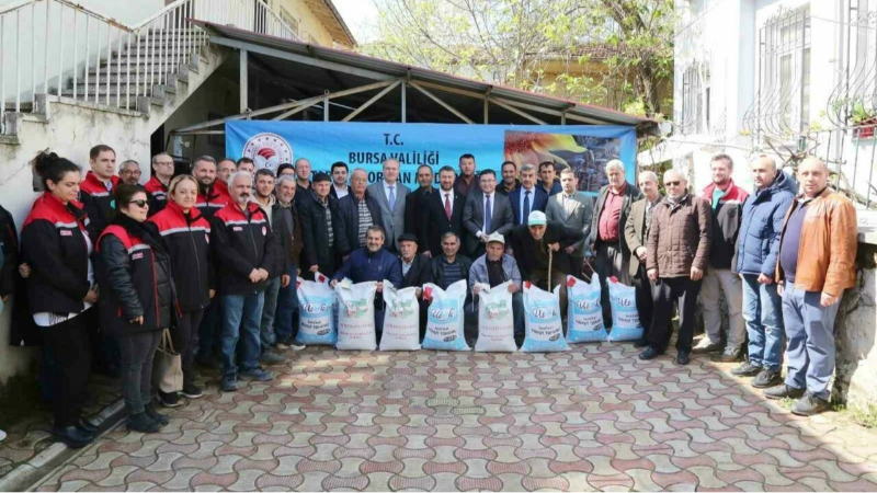 Bursa’da çiftçilere tohum desteği!
