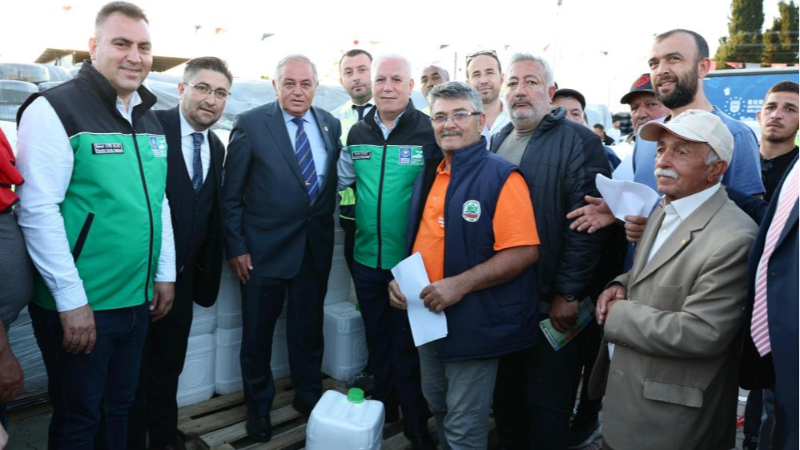 Bursa'da çiftçinin yüzü gülüyor!