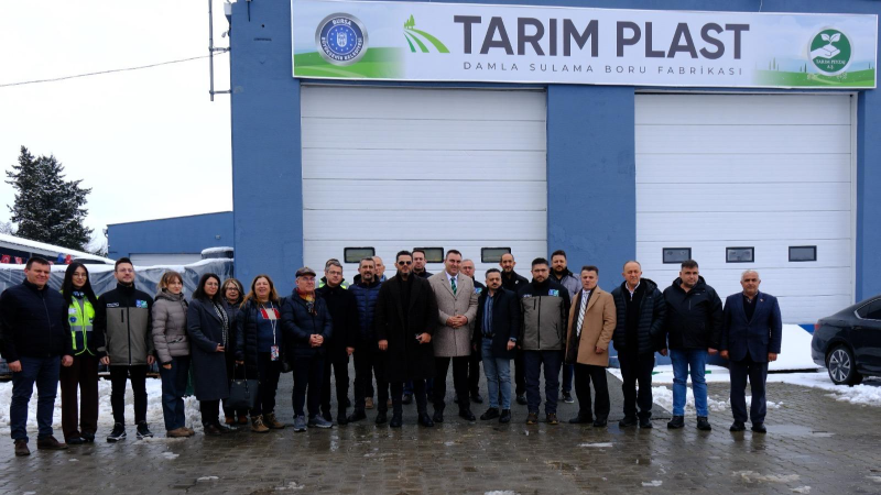 Bursa'da çiftçiye nefes olacak proje Türkiye'de dikkat çekti