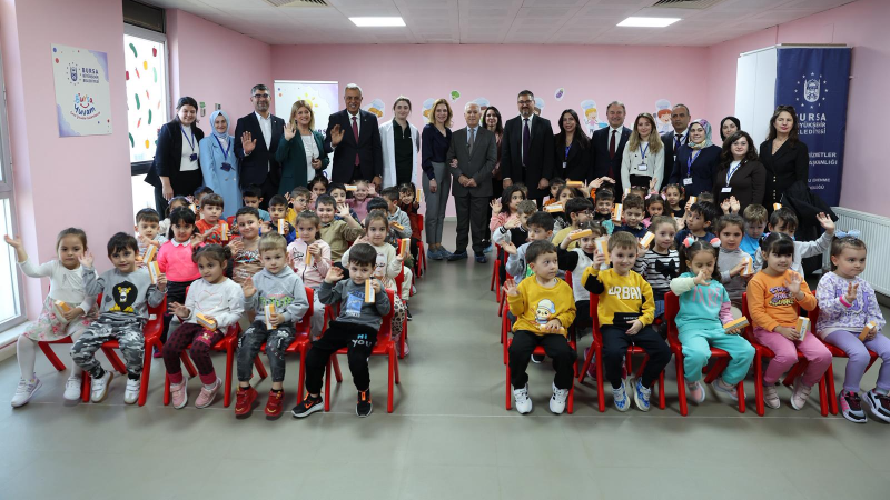 Bursa'da çocuklara eğlenceli eğitim