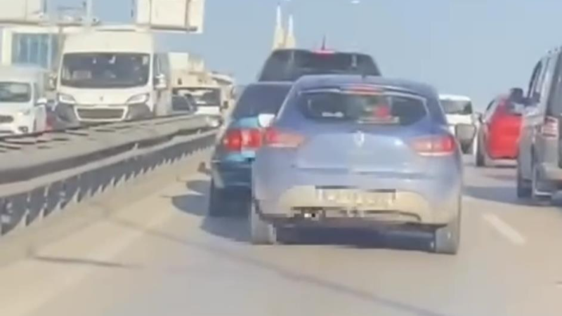 Bursa'da dalgın sürücü kazaya neden oldu