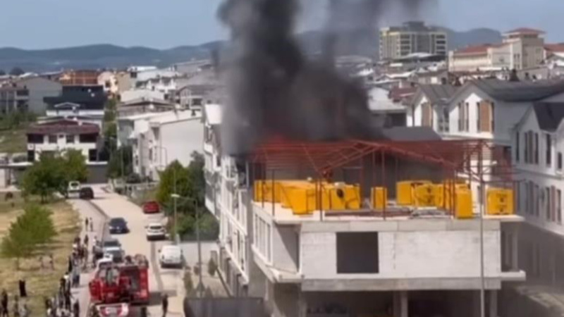 Bursa'da dumanlar yükseldi; Korku dolu dakikalar...