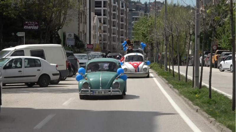 Bursa'da en özel şehir turu...Renkli görüntüler...