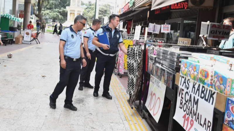 Bursa'da engelli yolunu kapatanlara af yok!