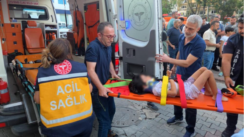 Bursa'da feci kaza; Küçük çocuğa motosiklet çarptı