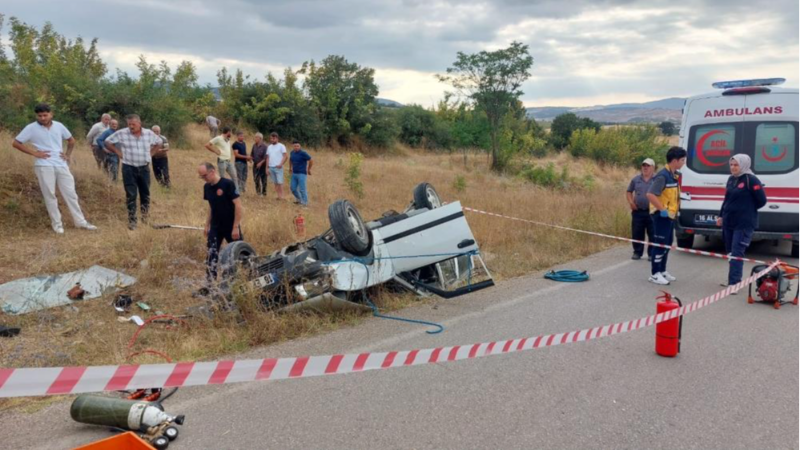 Bursa'da feci kaza; Sürücü hayatını kaybetti