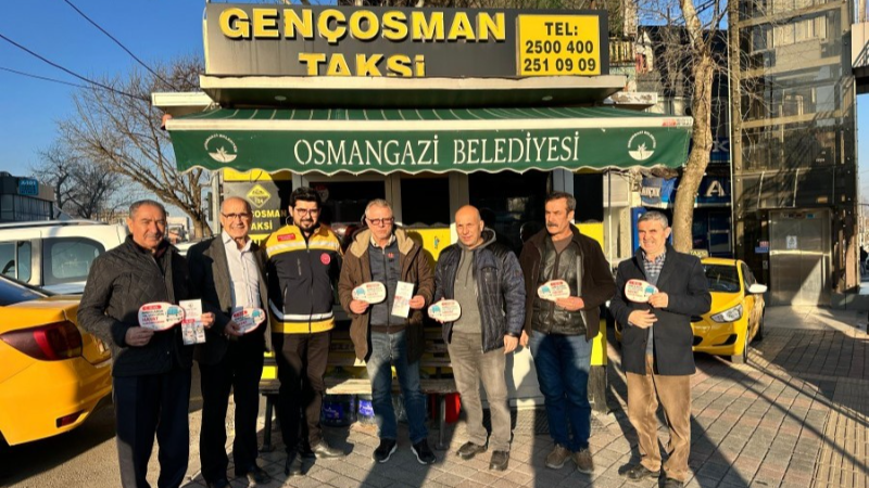 Bursa'da fermuar sistemi sürücülere tek tek anlatılıyor