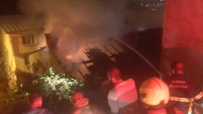 Bursa'da gece yarısı korku dolu anlar!