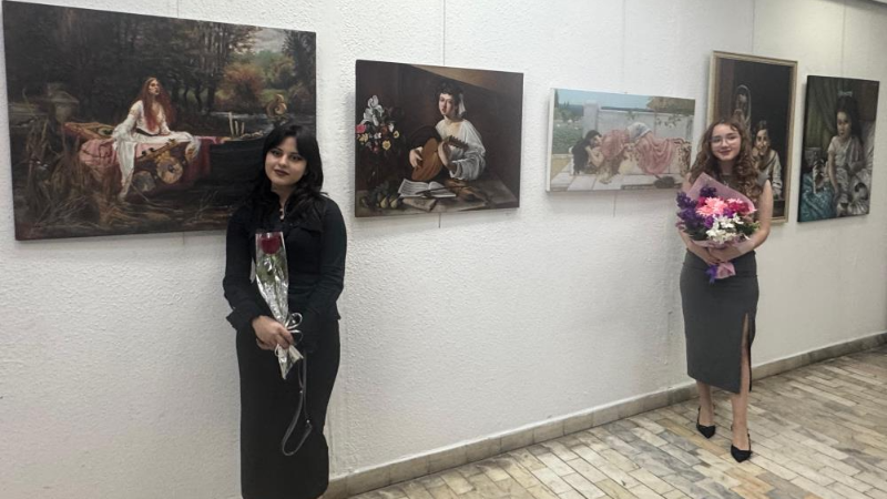 Bursa'da genç ressamların röprodüksiyonları asıllarını aratmadı