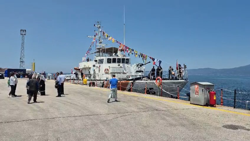 Bursa'da gencinden yaşlısına herkes bu gemiye hayran kaldı