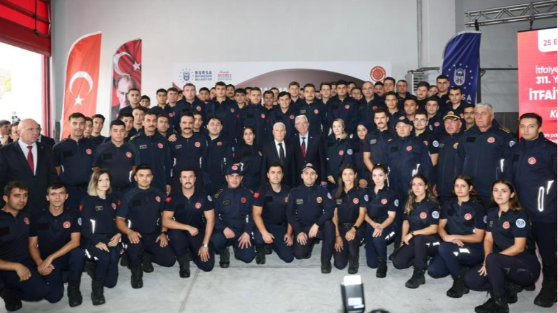 Bursa'da itfaiye teşkilatı yeni bir merkez daha kazandı